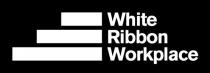 white ribbon workplace