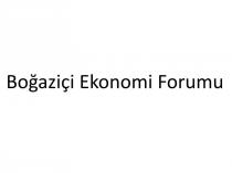 boğaziçi ekonomi forumu