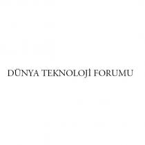 dünya teknoloji forumu