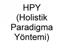 hpy (holistik paradigma yöntemi)