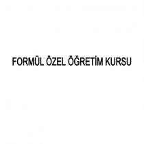 formül özel öğretim kursu