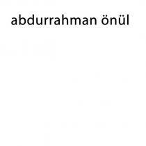 abdurrahman önül