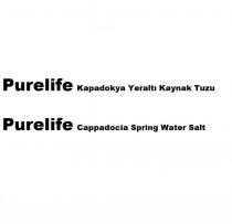 purelife kapadokya yeraltı kaynak tuzu purelife cappadocia spring water salt