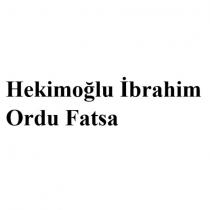 hekimoğlu ibrahim ordu fatsa