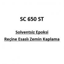 sc 650 st solventsiz epoksi reçine esaslı zemin kaplama