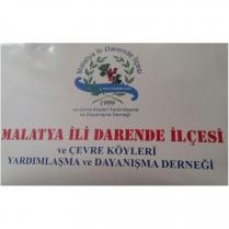 malatya ili darende ilçesi ve çevre köyleri yardımlaşma ve dayanışma derneği