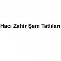 hacı zahir şam tatlıları