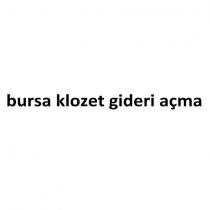 bursa klozet gideri açma