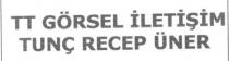 tt görsel iletişim tunç recep üner