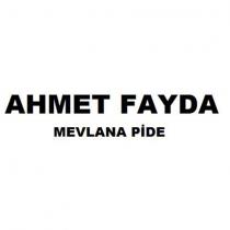ahmet fayda mevlana pide