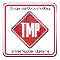 tmp tehlikeli madde paketleme dangerous goods packing