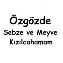 özgözde sebze ve meyve kızılcahamam
