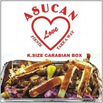 asucan piknik love take a way k.size carabian box