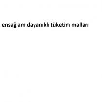 ensağlam dayanıklı tüketim malları