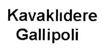 kavaklıdere gallipoli