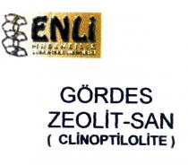 gördes zeolit-san (clinoptilolite) enli madencilik