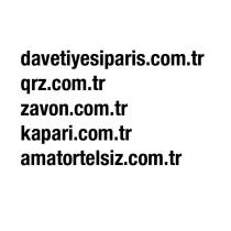 davetiyesiparis.com.tr qrz.com.tr zavon.com.tr kapari.com.tr amatortelsiz.com.tr
