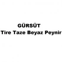 gürsüt tire taze beyaz peynir