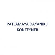 patlamaya dayanıklı konteyner