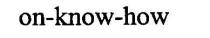on-know-how