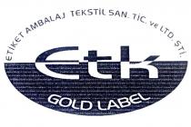etk gold label etiket ambalaj tekstil