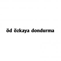 öd özkaya dondurma
