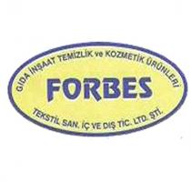 forbes gıda inşaat temizlik ve kozmetik ürünleri tekstil san.iç ve dış ve tic. ltd.şti.