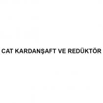 cat kardanşaft ve redüktör