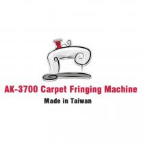 ak-3700 carpet fringing machine made in taiwan