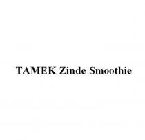 tamek zinde smoothie