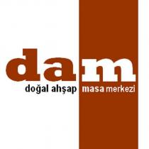 dam doğal ahşap masa merkezi