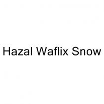 hazal waflix snow