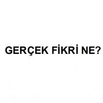 gerçek fikri ne?