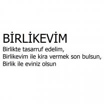 birlikevim birlikte tasarruf edelim, birlikevim ile kira vermek son bulsun, birlik ile eviniz olsun