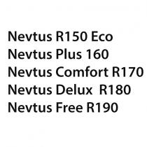 nevtus r150 eco nevtus plus 160 nevtus comfort r170 nevtus delux r180 nevtus free r190