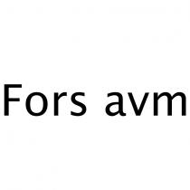 fors avm