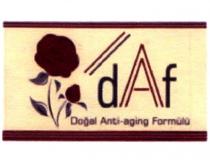 daf doğal anti-aging formülü