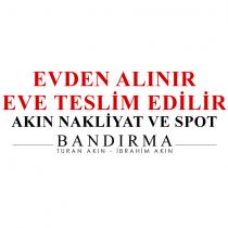 evden alınır eve teslim edilir akın nakliyat ve spot bandırma