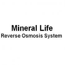 mineral life reverse osmosis system