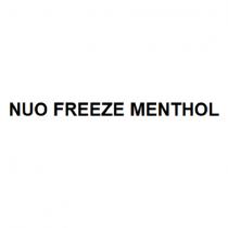 nuo freeze menthol