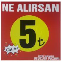 ne alırsan ohh bee 5 tl büyük tahtakale ucuzluk pazarı