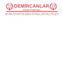 demircanlar perde sistemleri giyim, tuhafiye, gıda, petrol, ür. tic. ltd. şti.d d