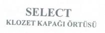 select klozet kapağı örtüsü
