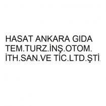 hasat ankara gıda tem. turz. inş. otom. ith. san. ve tic. ltd. şti.