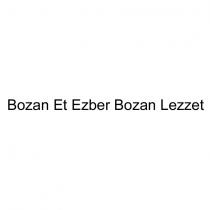 bozan et ezber bozan lezzet