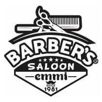 barber's saloon emmi since 1981