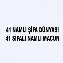 41 namlı şifa dünyası 41 şifalı namlı macun