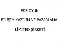 ede oyun bilişim yazılım ve pazarlama limited şirketi