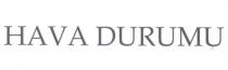 hava durumu