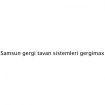 samsun gergi tavan sistemleri gergimax